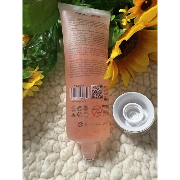 Prédiré Triple Acting Facial Cleansing Scrub Collagen Vitamin E Apple & Grape - Picture 4 of 7